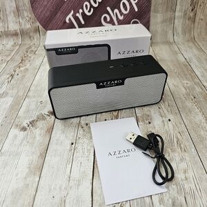 Azzaro Black And Gray Wireless Speaker